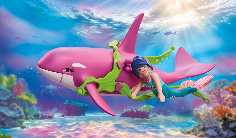 Playmobil Fantasy & Magic - Orca with Mermaid