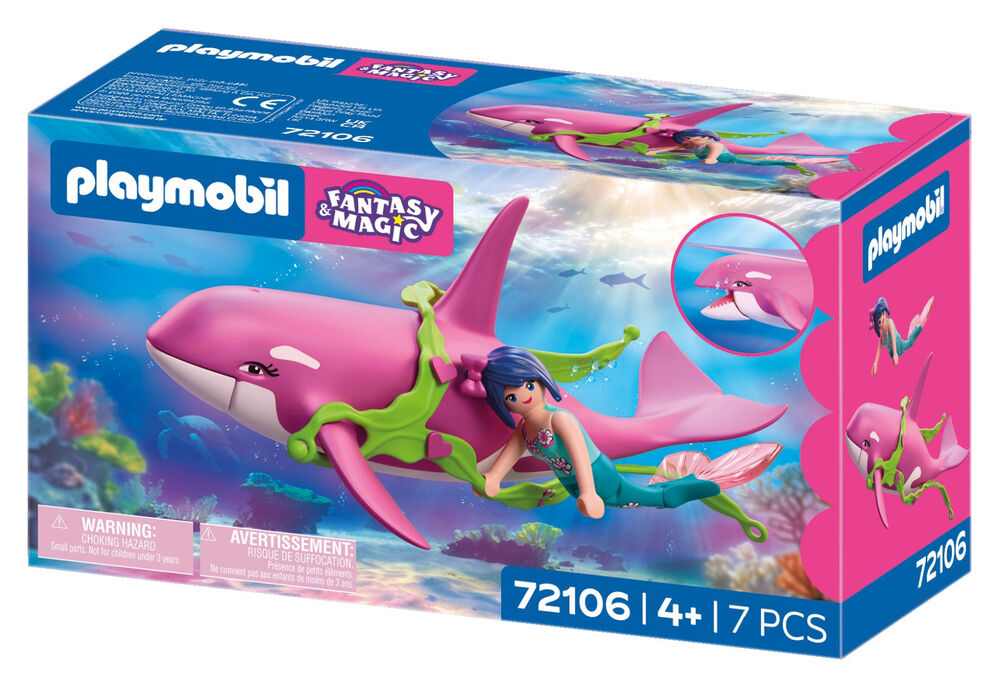 Playmobil Fantasy & Magic - Orca with Mermaid