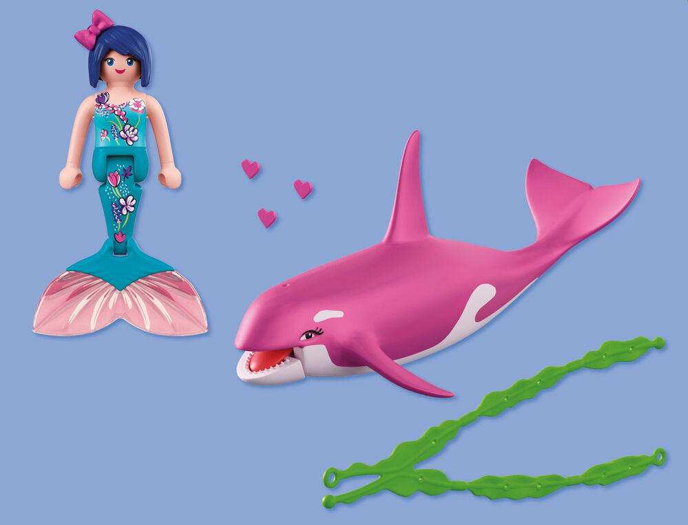 Playmobil Fantasy & Magic - Orca with Mermaid