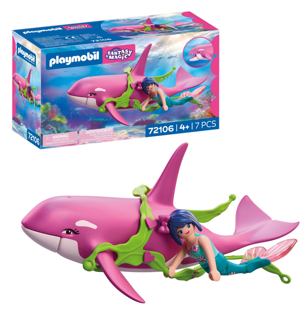 Playmobil Fantasy & Magic - Orca with Mermaid