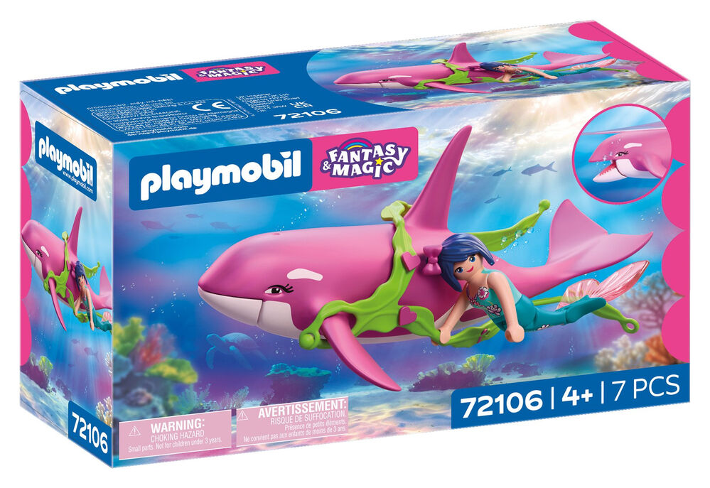 Playmobil Fantasy & Magic - Orca with Mermaid