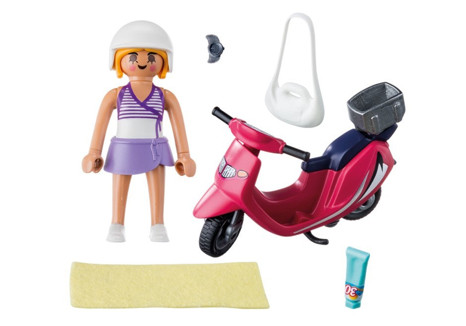 Playmobil City Life - Beachgoer with Scooter