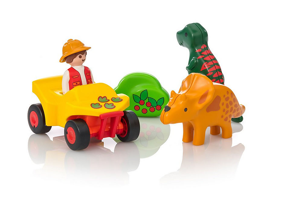 Playmobil 1.2.3 - Explorer with Dinos