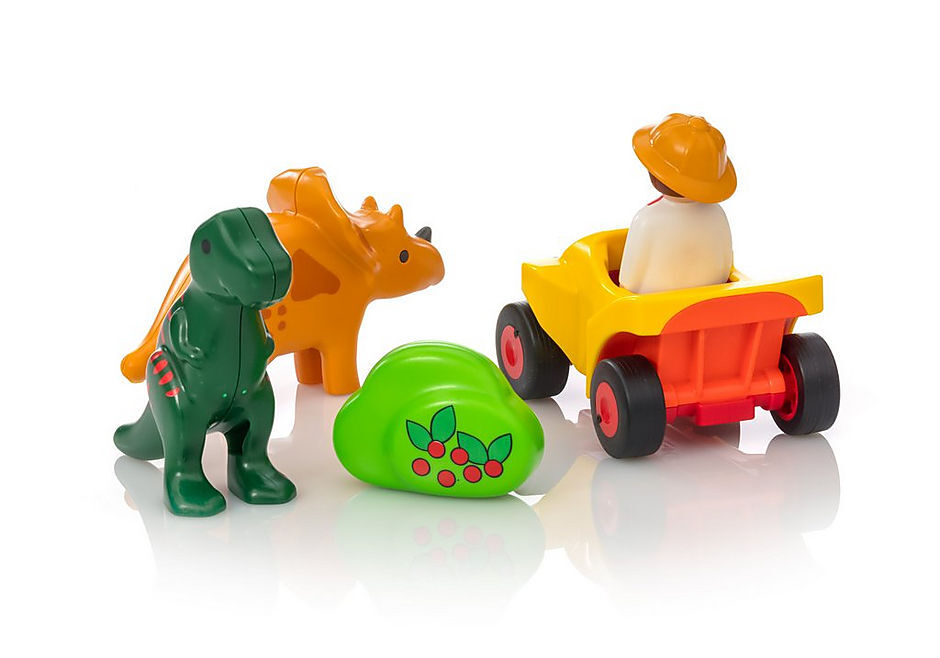 Playmobil 1.2.3 - Explorer with Dinos