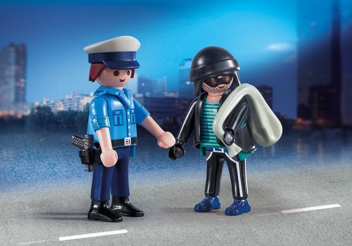 Playmobil City Action - Policeman and Burglar