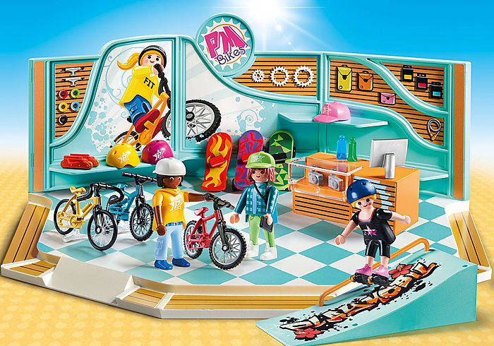 Playmobil City Life - Bike & Skate Shop
