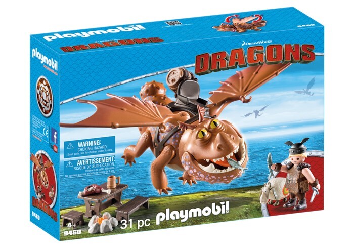 Playmobil How To Train Your Dragon - Fishlegs and Meatlug