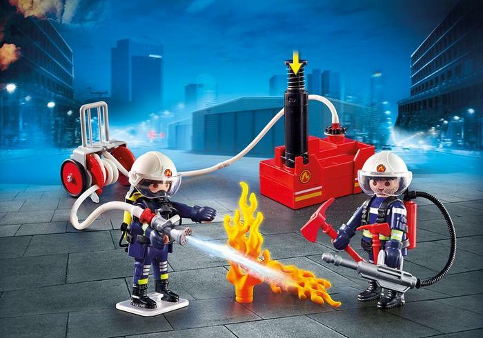 Playmobil City Action - Firefighters with Water Pump