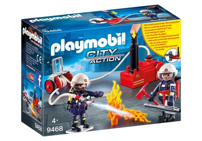Playmobil City Action - Firefighters with Water Pump