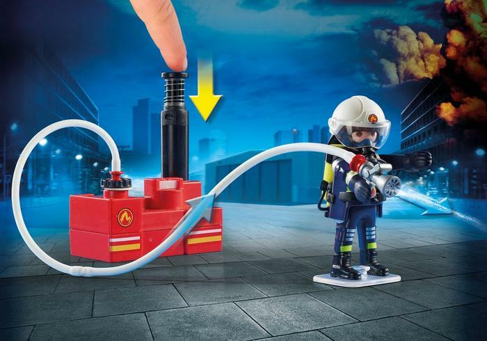 Playmobil City Action - Firefighters with Water Pump