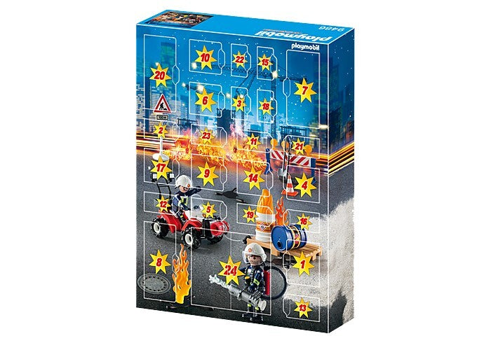 Playmobil City Action - Advent Calendar Construction Site Fire Rescue