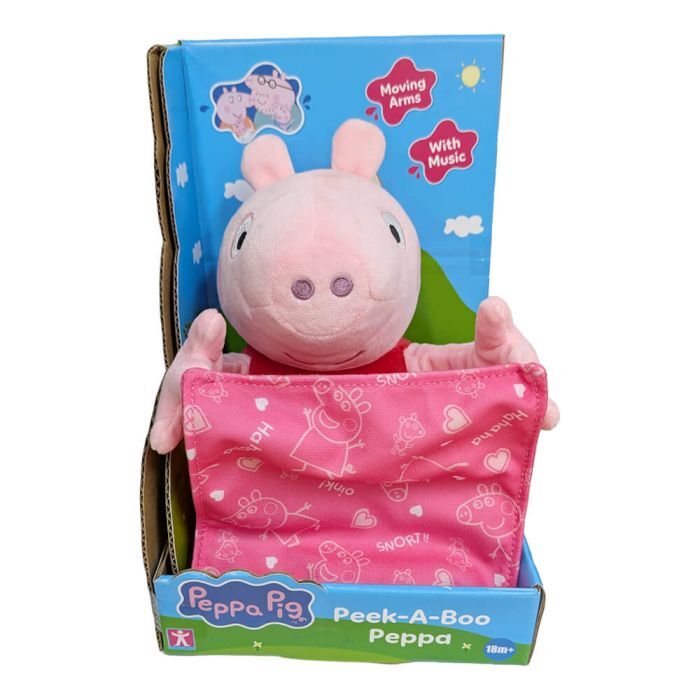 Peppa Pig Plush - Animated Peek-a-Boo Peppa