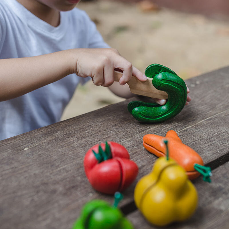 PlanToys Pretend Play - Wonky Fruit & Vegetables