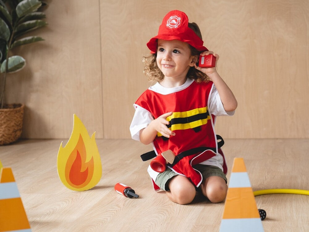 PlanToys Pretend Play - Fire Fighter Play Set