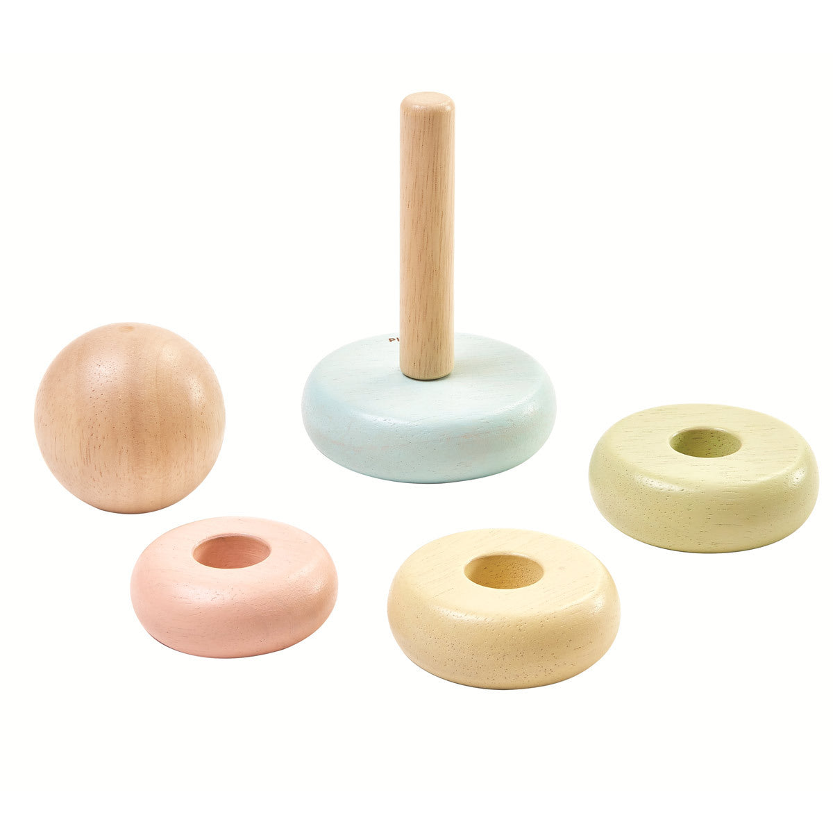 PlanToys Baby Toys - First Stacking Ring - Pastel