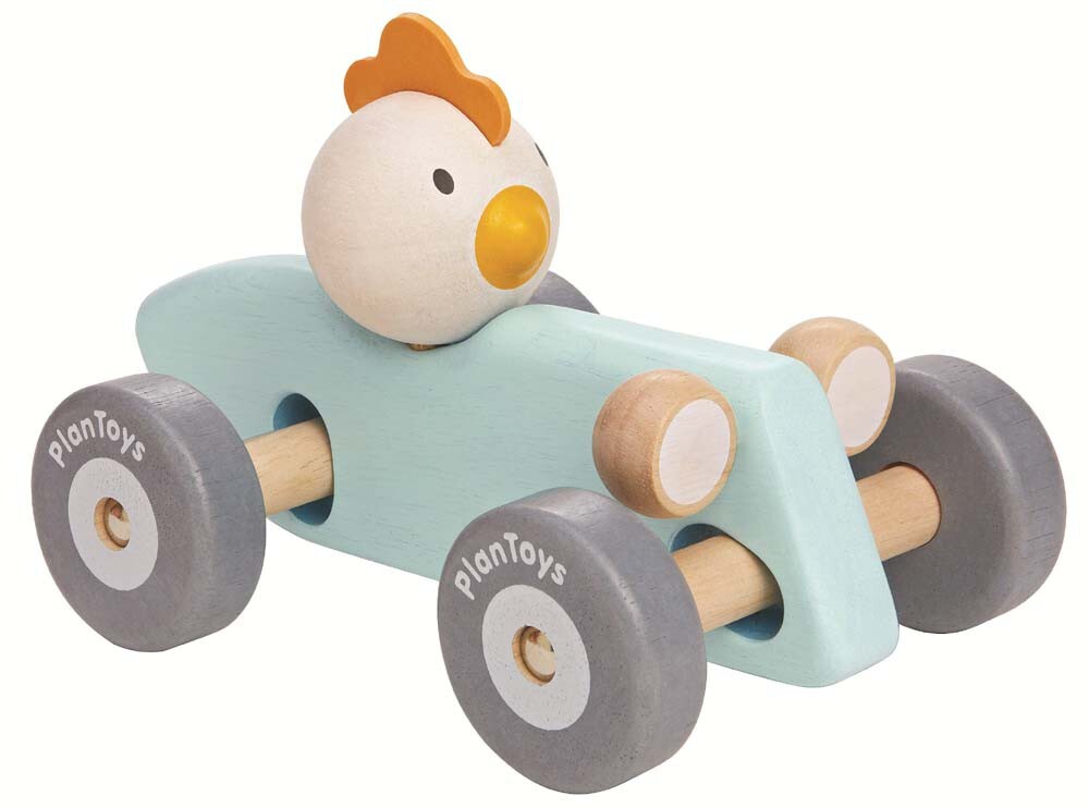 PlanToys Baby Toys - Chicken Racing Car