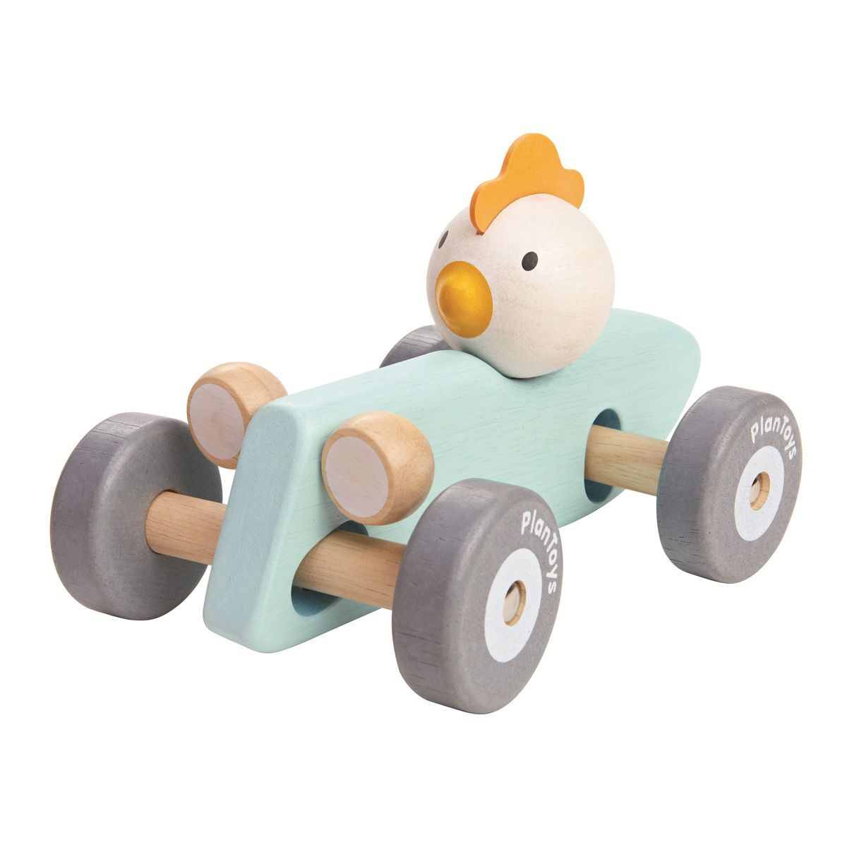 PlanToys Baby Toys - Chicken Racing Car