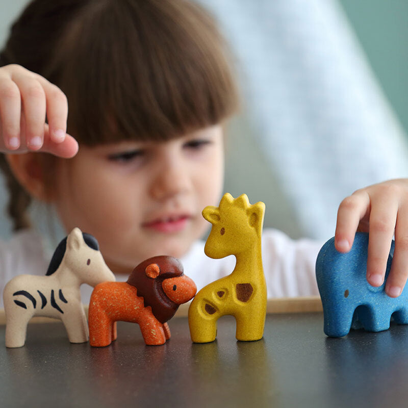 PlanToys Pretend Play - Wild Animals Set