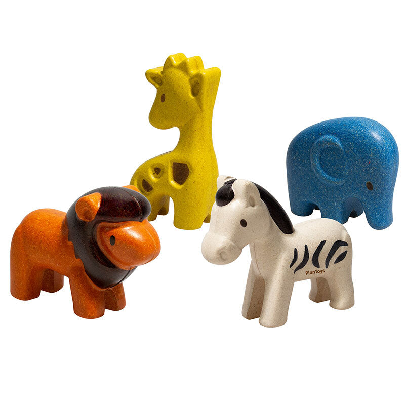 PlanToys Pretend Play - Wild Animals Set