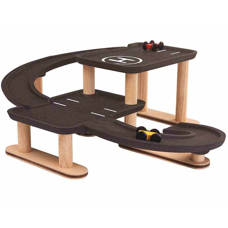 PlanToys Pretend Play - Race N Play Parking Garage