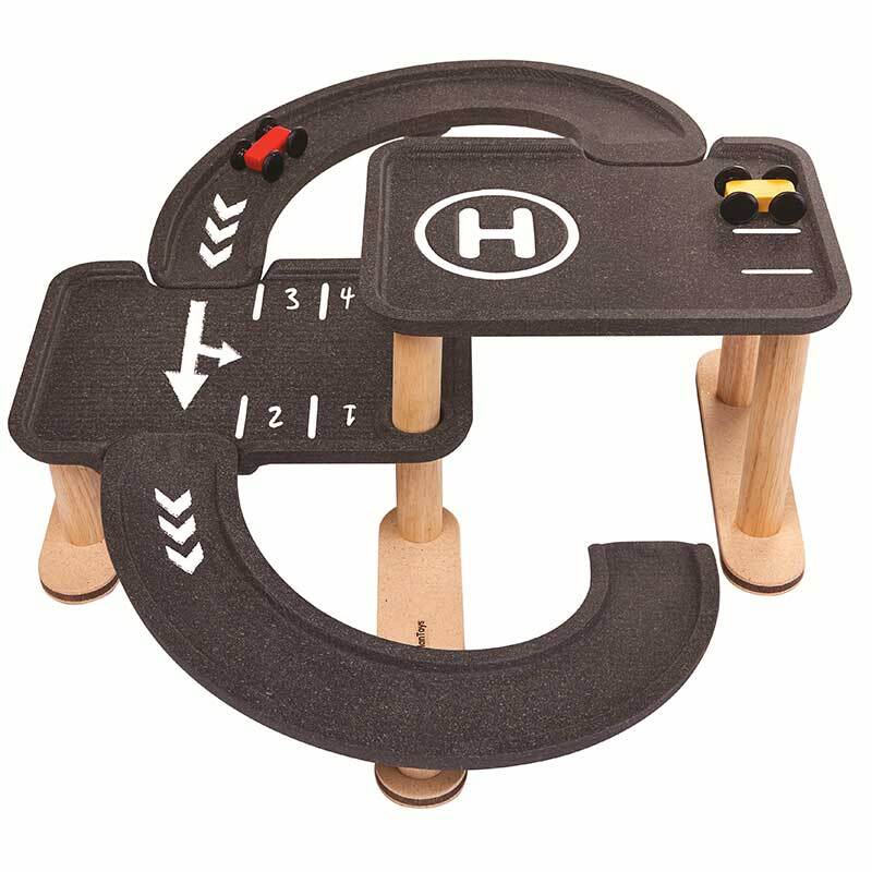 PlanToys Pretend Play - Race N Play Parking Garage