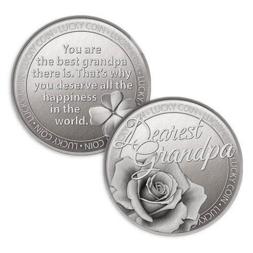 Lucky Coin - Dearest Grandpa