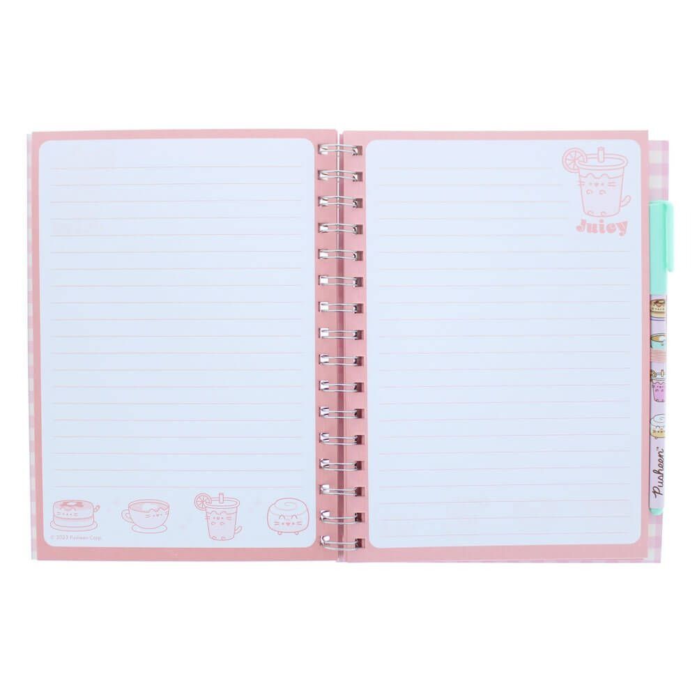 Pusheen Breakfast Club - A5 Notebook + Pen + Sticky Notes Set