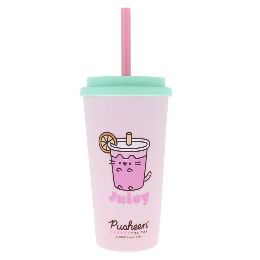 Pusheen Breakfast Club - Beaker & Straw