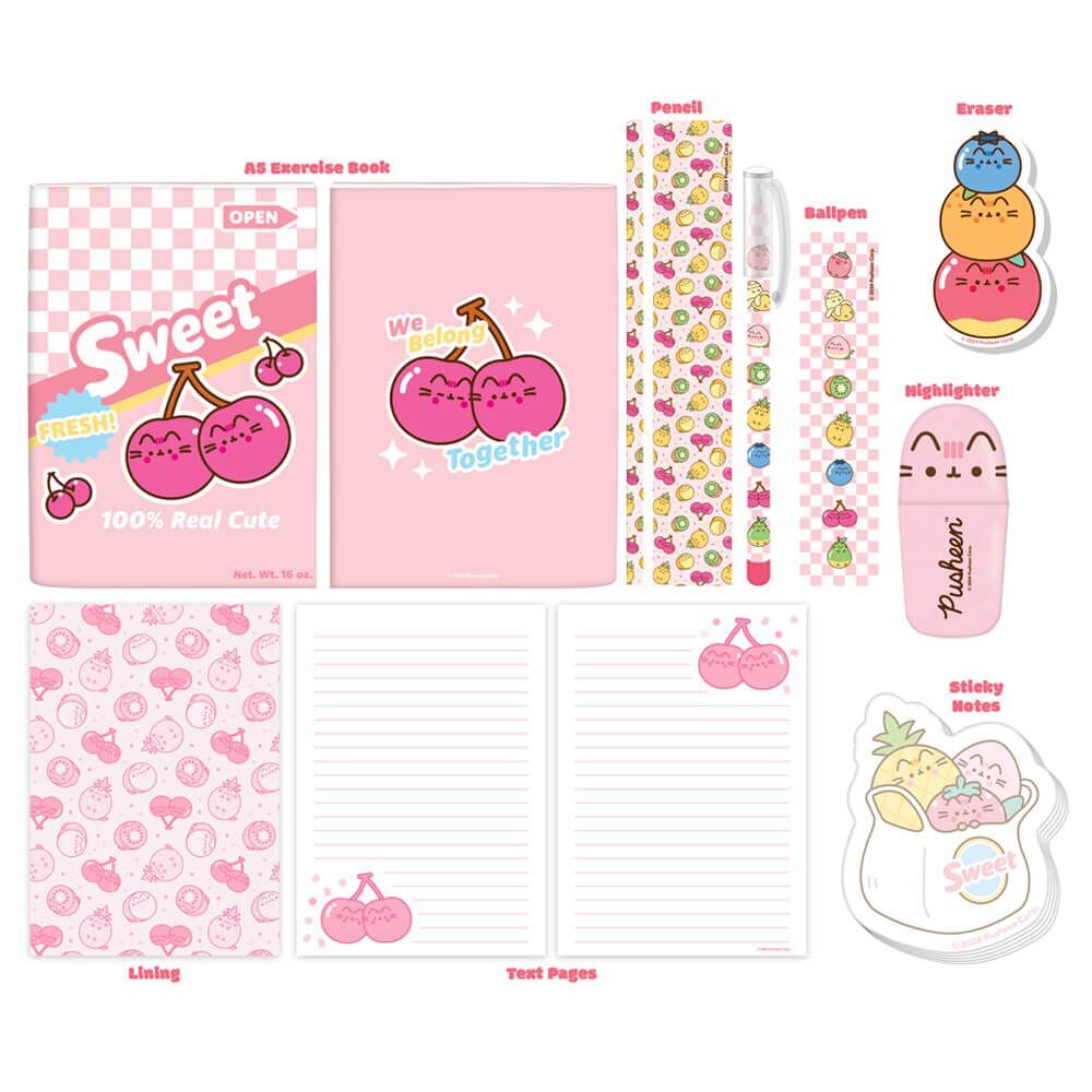 Pusheen Fruits - Stationery Set