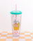 Pusheen Fruits - Beaker & Straw