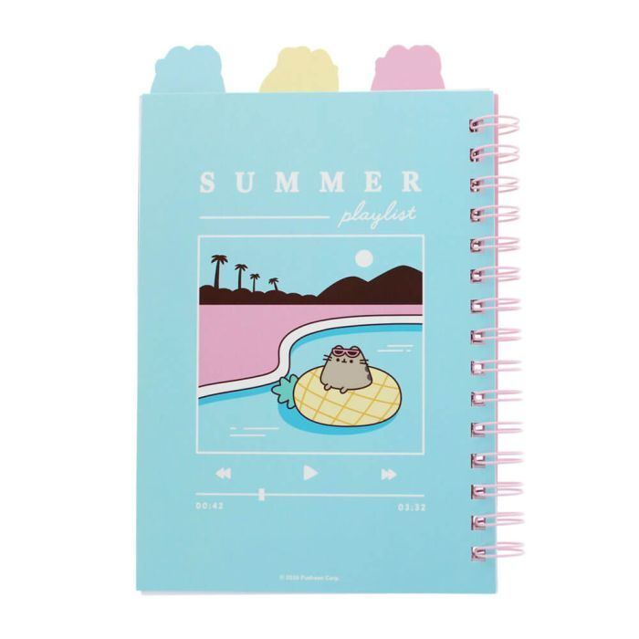 Pusheen Tropical Vacation - A4 Project Notebook
