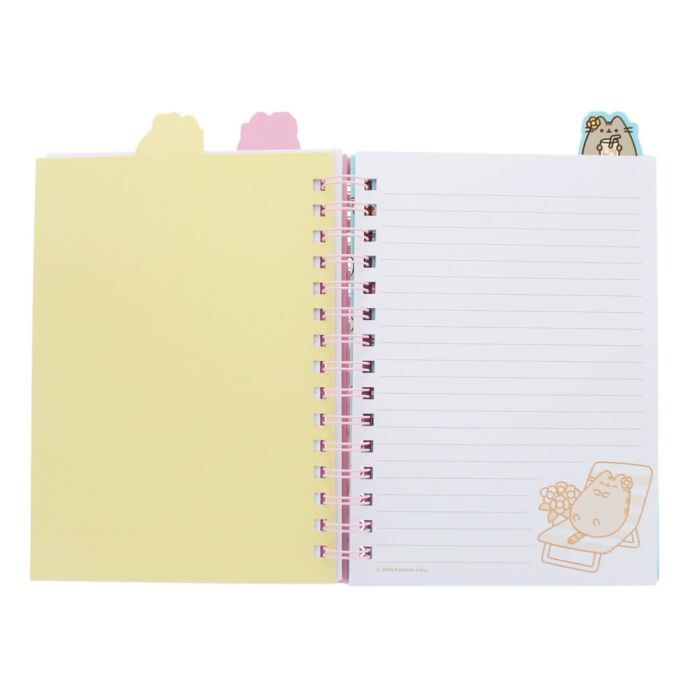 Pusheen Tropical Vacation - A4 Project Notebook