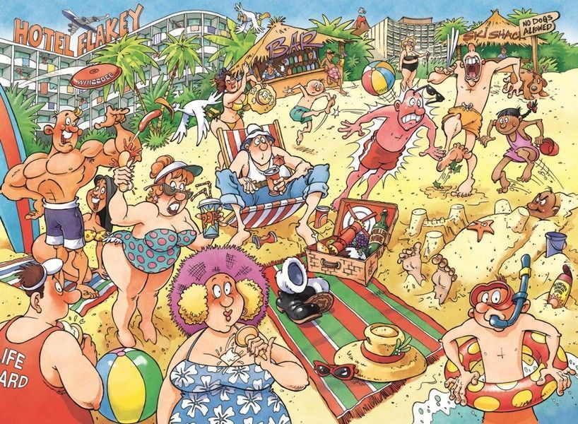 Wasgij? Puzzle 1000pc - Original 24 - Very Merry Holiday Puzzle