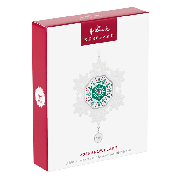 2025 Hallmark Keepsake Ornament - Dated Snowflake
