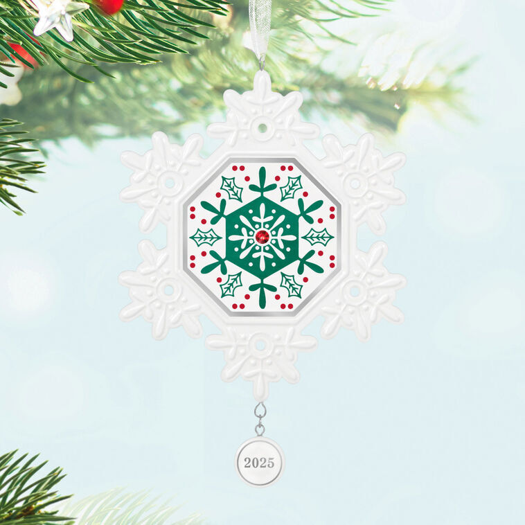 2025 Hallmark Keepsake Ornament - Dated Snowflake