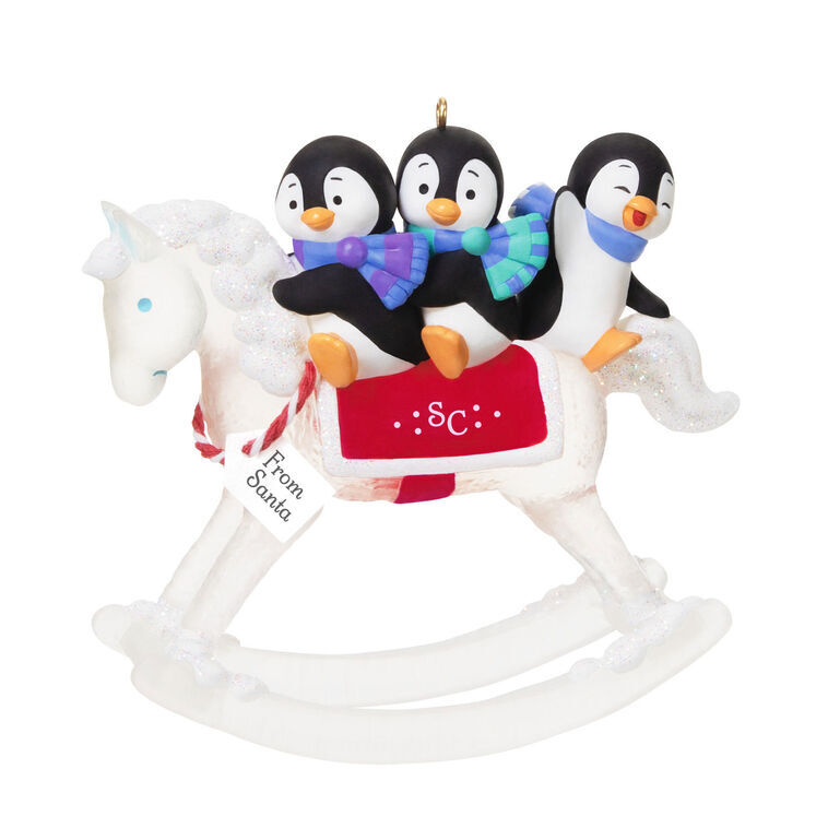 2025 Hallmark Keepsake Ornament - A Gift From Santa (Penguin Friends)