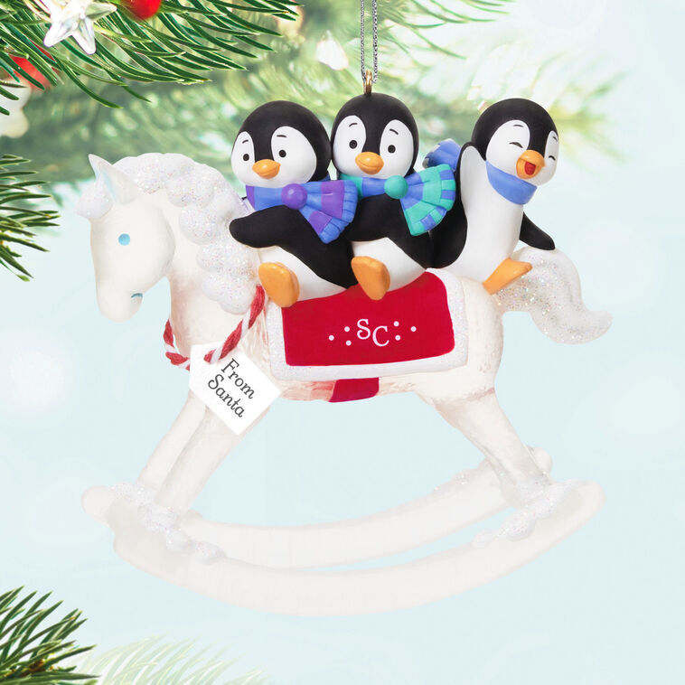 2025 Hallmark Keepsake Ornament - A Gift From Santa (Penguin Friends)