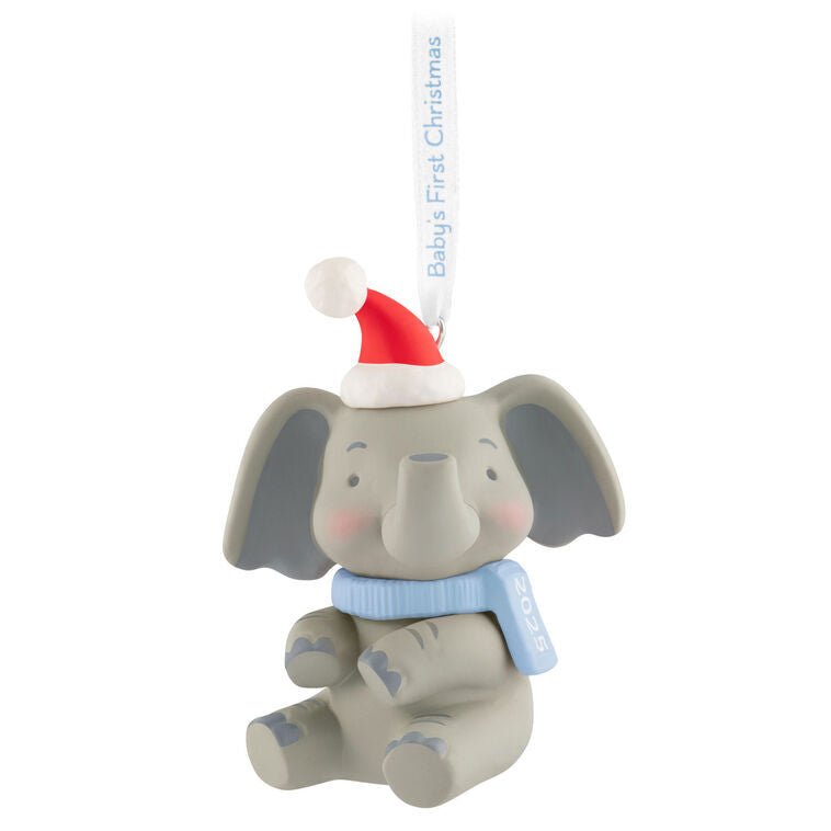 2025 Hallmark Keepsake Ornament - Baby Boy's 1st Christmas (Elephant)