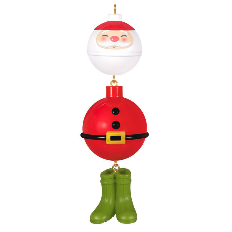 2025 Hallmark Keepsake Ornament - Hooked on Santa (Fishing)