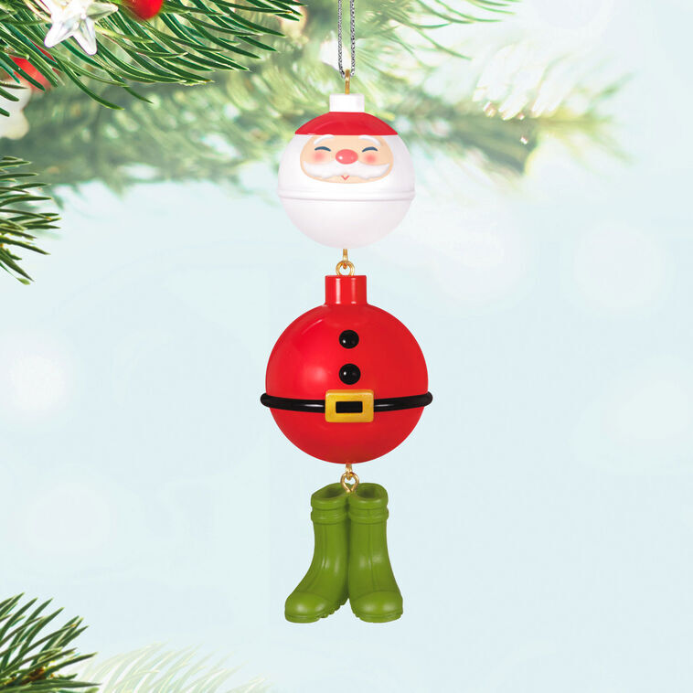 2025 Hallmark Keepsake Ornament - Hooked on Santa (Fishing)