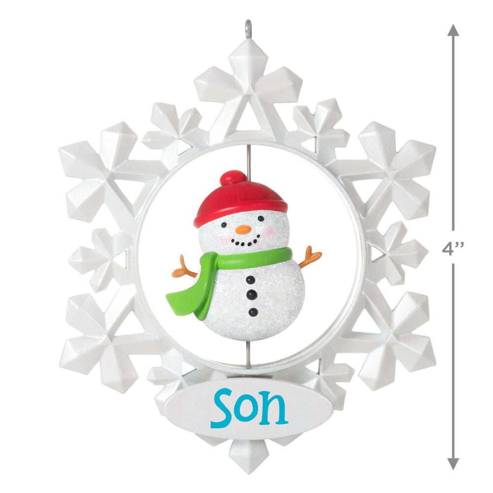 2021 Hallmark Keepsake Ornament - Son Snowflake