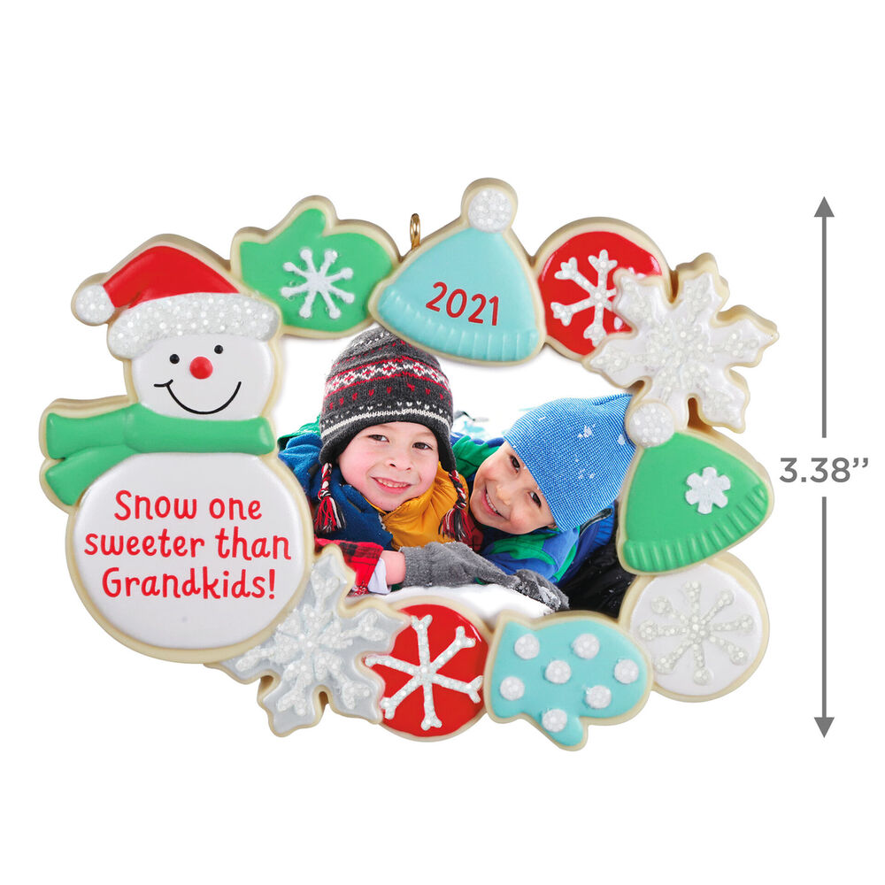 2021 Hallmark Keepsake Ornament - 2021 Sweetest Grandkids Photo Frame