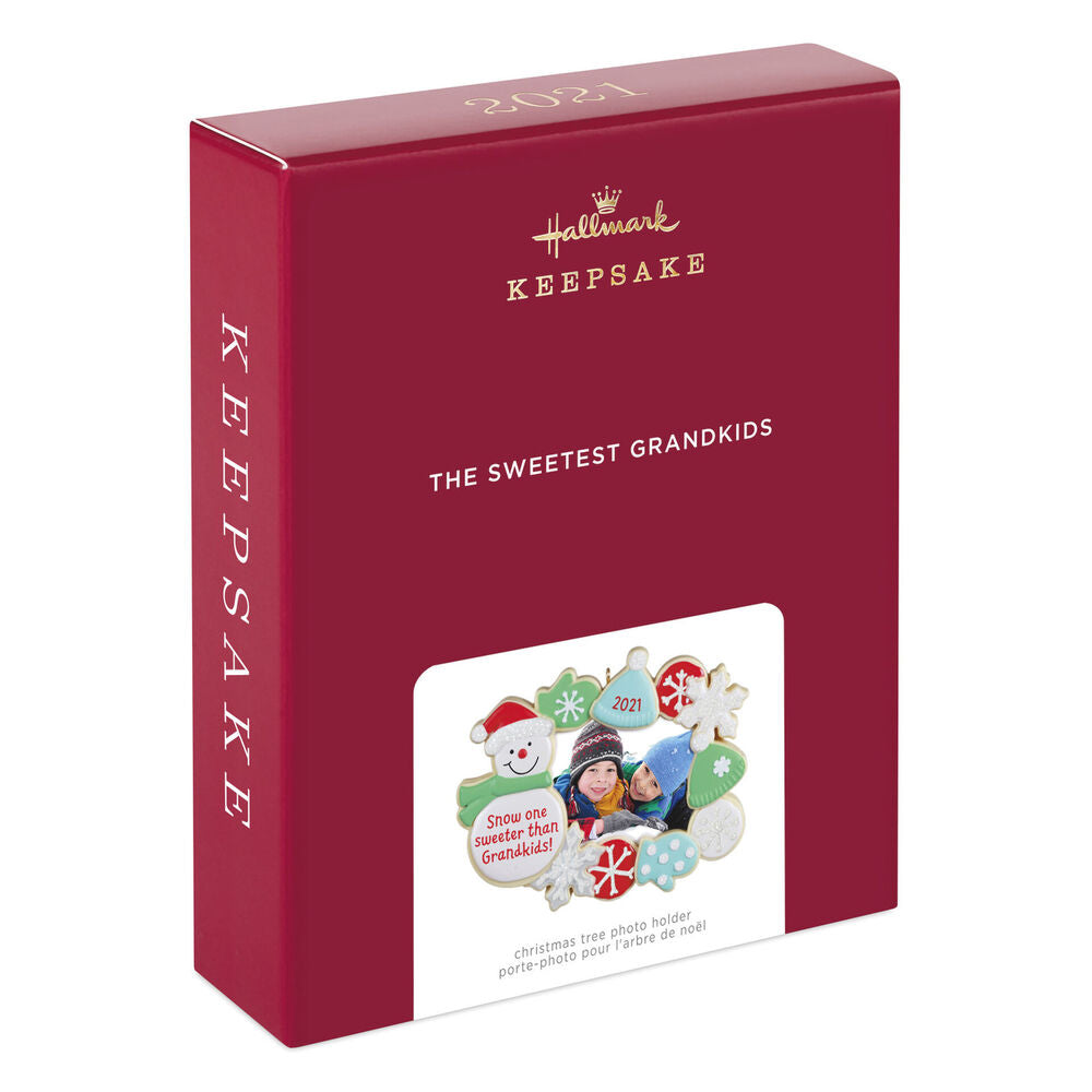 2021 Hallmark Keepsake Ornament - 2021 Sweetest Grandkids Photo Frame
