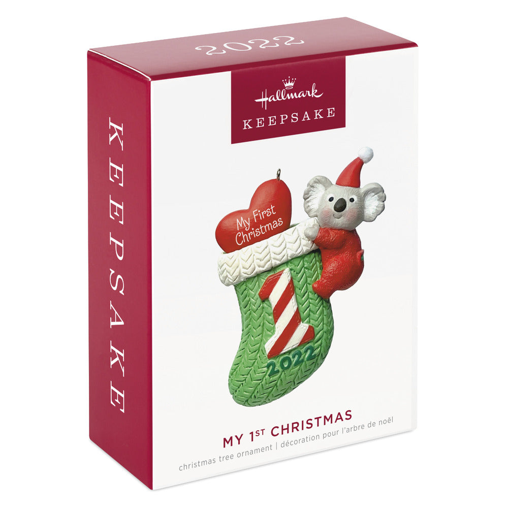2022 Hallmark Keepsake Ornament - My 1st Christmas Koala With Stocking