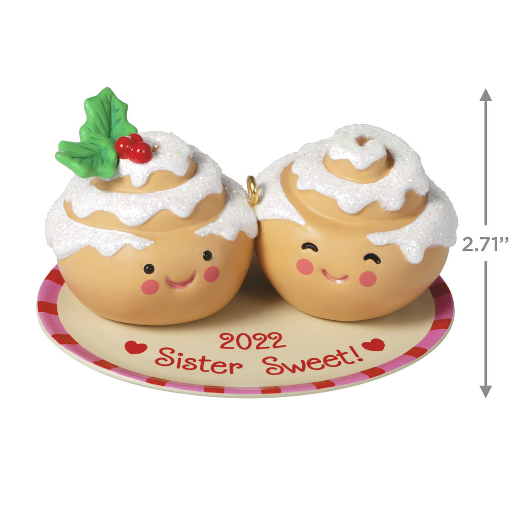 2022 Hallmark Keepsake Ornament - Sister Sweet Cinnamon Rolls