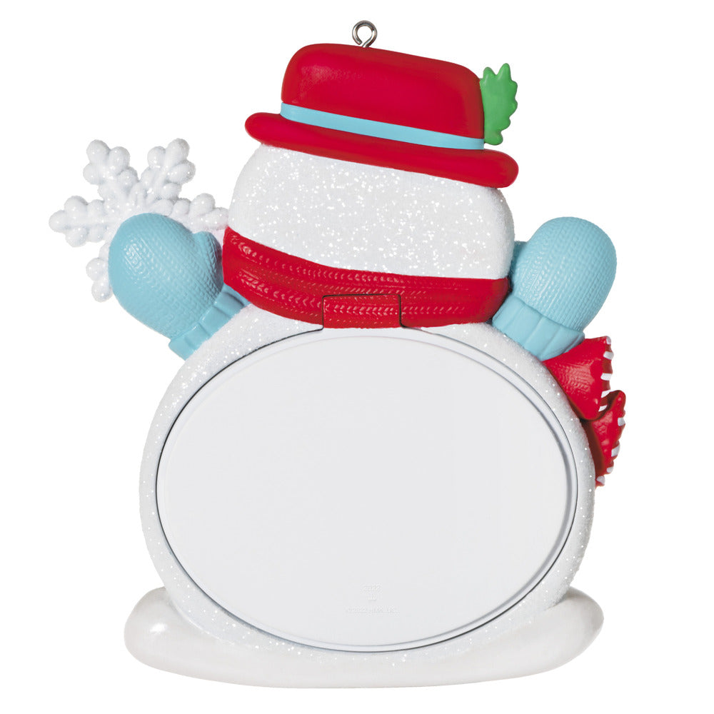 2022 Hallmark Keepsake Ornament - Grandkid Hugs Snowman Photo Frame