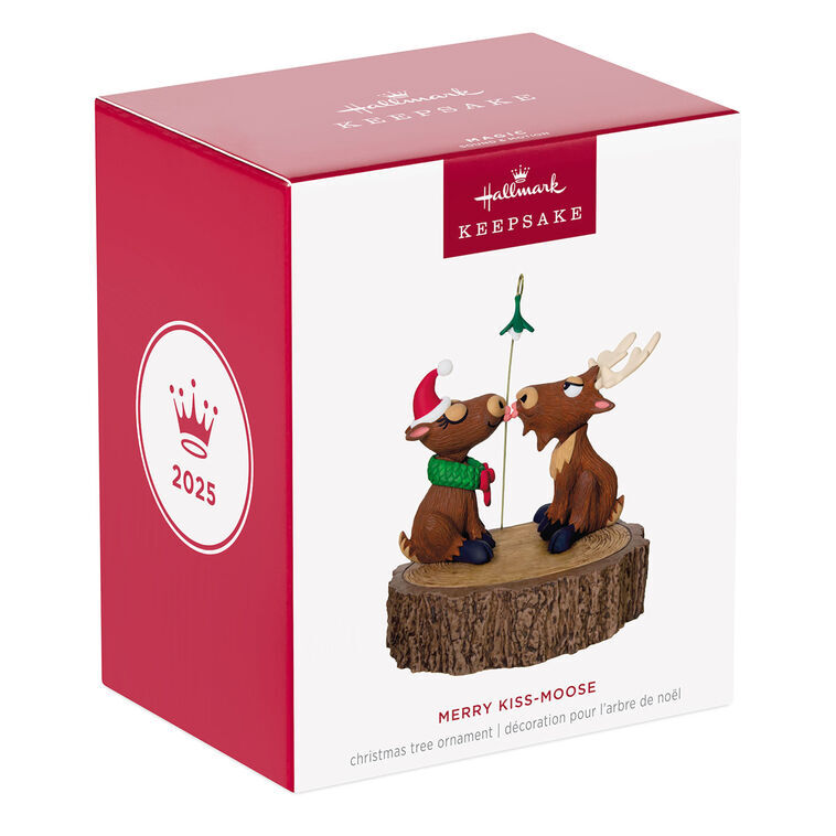 2025 Hallmark Keepsake Ornament - Merry Kiss-Moose Musical