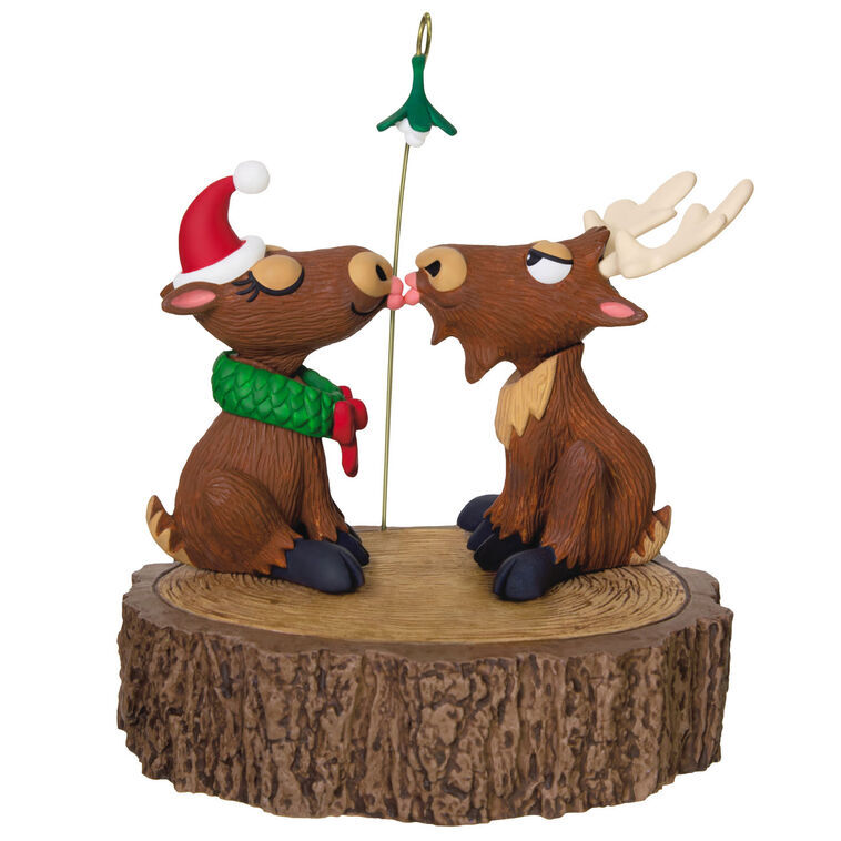 2025 Hallmark Keepsake Ornament - Merry Kiss-Moose Musical