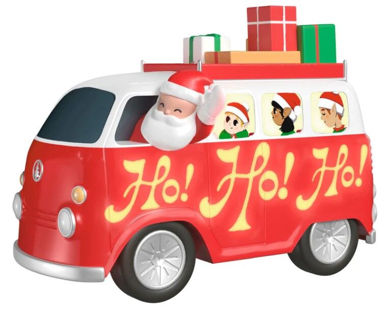 2025 Hallmark Keepsake Ornament - Here Comes Santa Claus Musical with Light