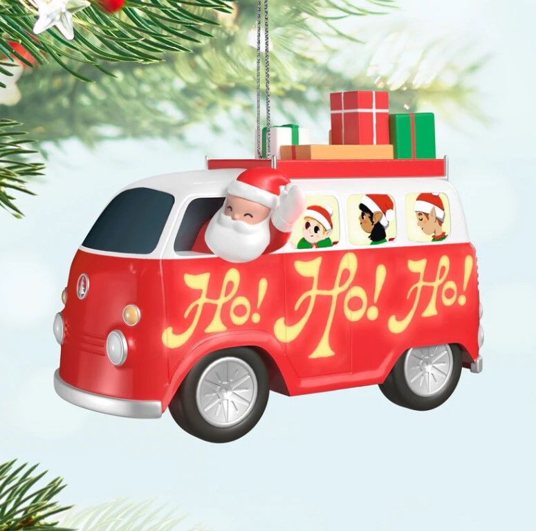 2025 Hallmark Keepsake Ornament - Here Comes Santa Claus Musical with Light